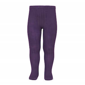 Aubergine Ribbed Tights *Last One Left* Size 10 Years