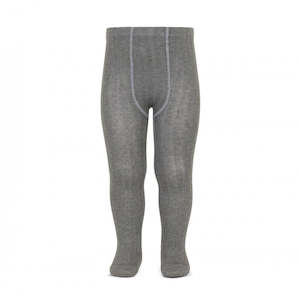 Ribbed Tights: Dark Grey Ribbed Tights