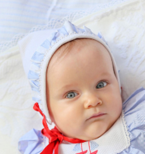 Nautical Baby Bonnet
