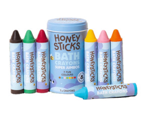 Honeysticks Bath Crayons Super Jumbos 7pk