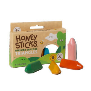 Honeysticks Beeswax Crayons Triangles 8pk