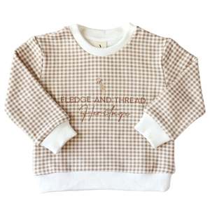 New Baby: Fledge & Thread Jumper - Brown Gingham