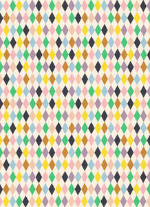 Castle Harlequin Fitted Sheet Single