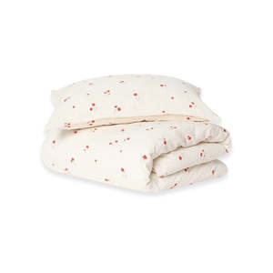 Garbo&Friends Seersucker Poppy Baby Bassinet Bed Set