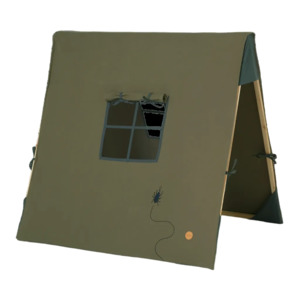 Nursery: Ferm Living Tent - Beetle Embroidery - Dark Olive