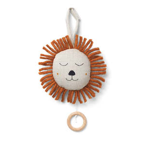 Nursery: Ferm Living Lion Music Mobile - Natural