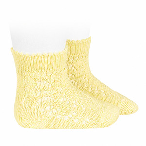 Condor Openwork Short Socks Butter