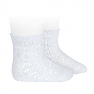 Condor Openwork Short Socks White