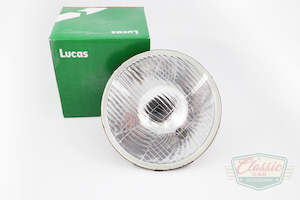 Lucas: Lucas 7" H4 halogen headlamp with pilot