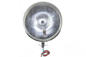 Lighting: Complete 7" Chrome Headlamp x 1