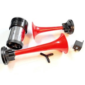 Twin Trumpet Air Horn Kit - 117DBA