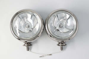 Headlamps: Stainless Steel 5" Spotlights/Spotlamps For Classic Cars