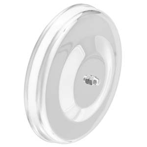 Air Filters: Chrome Plated Air Filter - S&H 1.25" Carbs