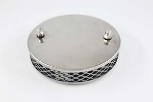 Air Filters: Air Filter Chrome SU 1.25 Inch Carbs - HS2, H2