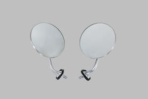 Classic Lucas style chrome mirrors