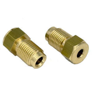All: Male Union For 3/16" Pipe Brass 7/16" x 24 UNF
