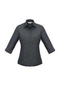 Products: Ladies Hemingway 3/4 Sleeve Shirt – CUS Classic Uniforms & Sportswear