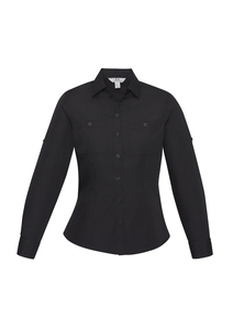 Products: Ladies Bondi Long Sleeve Shirt – CUS Classic Uniforms & Sportswear