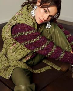 P0m Amsterdam-Dreams Olive Green vest coat - Classique Boutique