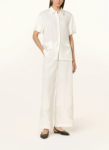 Products: Mos Mosh- Lita Floral Pants- white - Classique Boutique