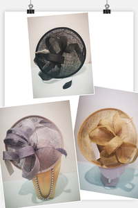Fascinator- Flax Fascinator for Racing and wedding - Classique Boutique