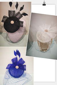 Fascinator- Flax Fascinator for Racing and wedding - Classique Boutique