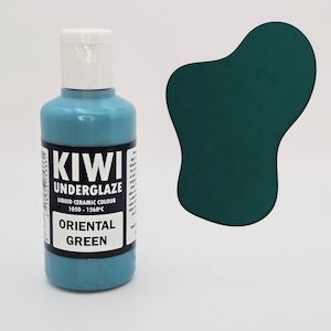 Kiwi Underglaze: Oriental Green Underglaze