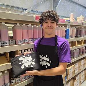 Kiwi Underglaze Apron