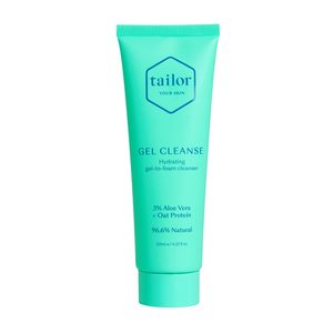Products: Tailor Gel Cleanse Hydrating Gel to Foam Cleanser