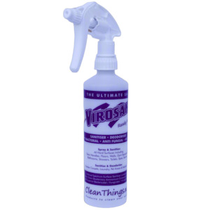 Sanitise And Deodourise And Remove Odour: Spray Bottle Empty Virosan Sanitiser Deodoriser