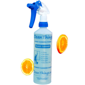 Glass Cleaner Spray Bottle Blue 500ml (ready to use)
