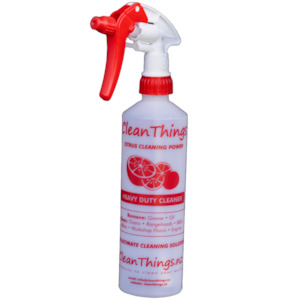 All Purpose Cleaning Product: Spray Bottle Empty Red Heavy Duty Cleaner