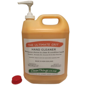 The Ultimate Grit Hand Cleaner 5 litre + Hand Pump Dispenser
