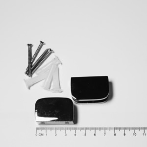 ShowerMaster Glass Shelf Bracket Replacement Set Chrome