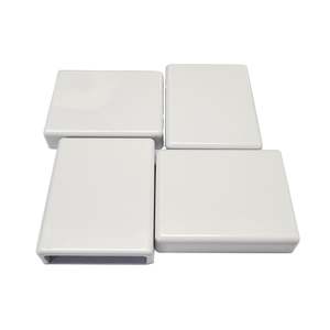 Shower Spare Parts: Pivot Cover Set Square White for Showers