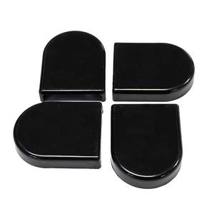 Shower Spare Parts: Pivot Cover Set Round Black for Showers