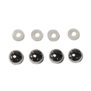 Shower Spare Parts: Bright Screw Covers for Cezanne Round Shower