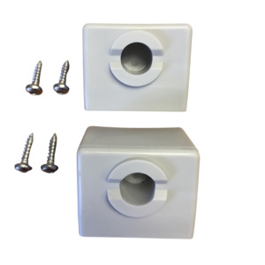 Shower Spare Parts: Pivot Block Base Set - For Satin Showers