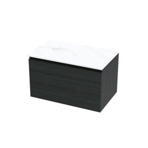 Wall Hung Vanities: Cashmere Pro Arctic 750 Single Drawer Wall Vanity