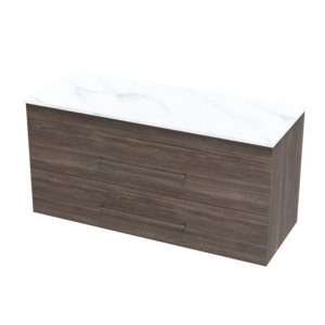 Cashmere Pro Arctic 1200 Double Drawer Wall Vanity