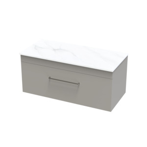 Cashmere Pro Arctic 1000 Single Drawer Wall Vanity