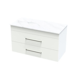 Cashmere Pro Arctic 1000 Double Drawer Wall Vanity