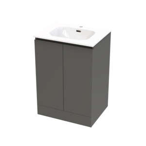 Floorstanding Vanities: Pinnacle Aura 600 Classic Floor Vanity