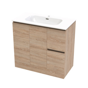 Floorstanding Vanities: Pinnacle Aura 900 Classic Floor Vanity