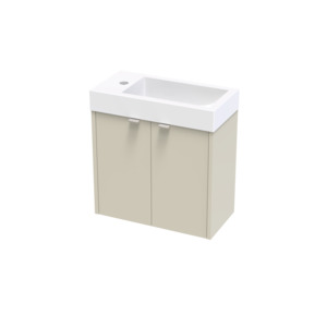 Hand Basins: Nikau 500 Hand Basin Wall Vanity
