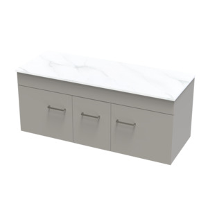Classic Pro Arctic 1200 Double Bowl Wall Vanity