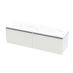Pinnacle Pro Arctic 1500 Double Bowl Classic Wall Vanity