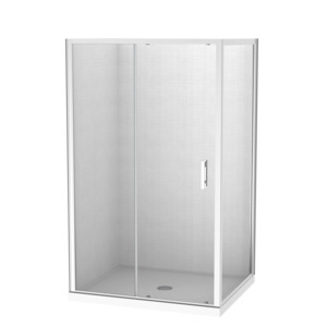 Showers For Tiled Walls: Cezanne 1200x1000 2 Sided Sliding Door Shower for Tiled Walls