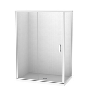 Cezanne 1400x900 2 Sided Sliding Door Shower for Tiled Walls