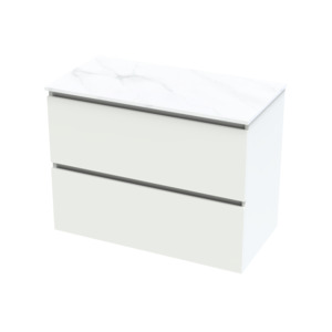 Pinnacle Pro Arctic 900 Double Drawer Wall Vanity